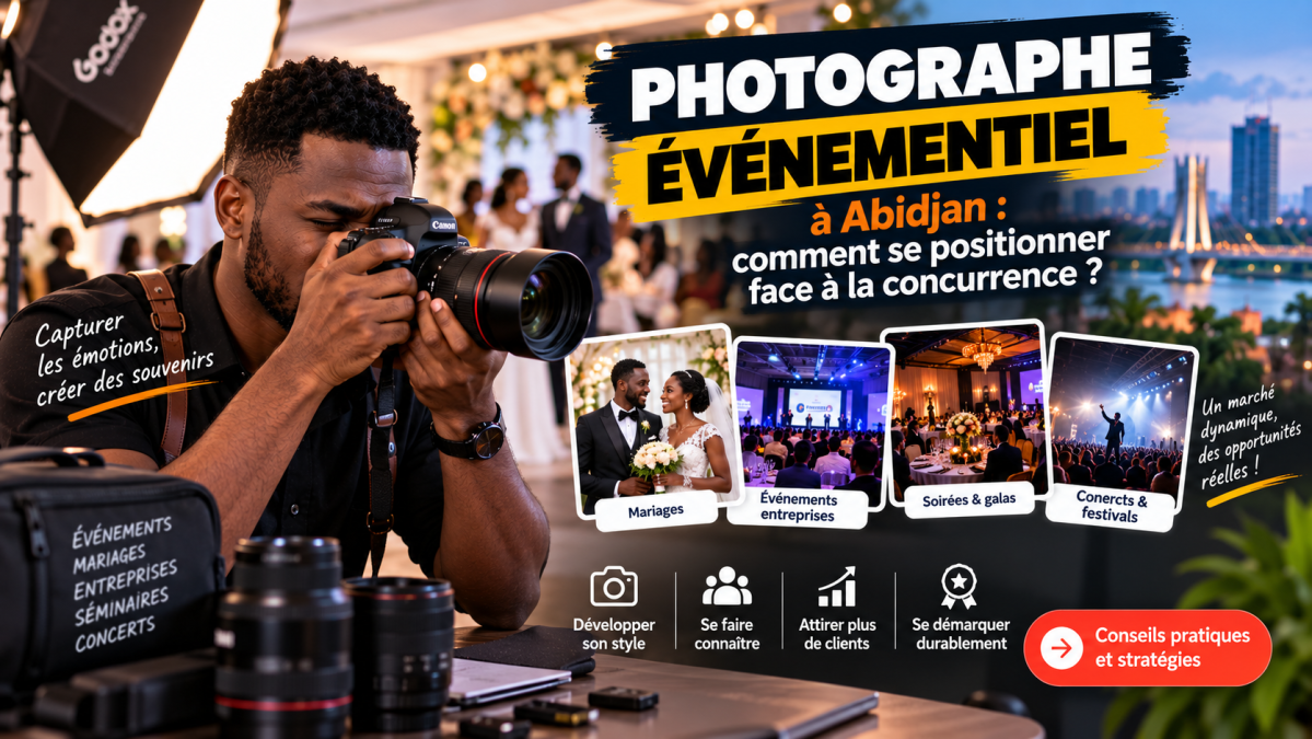 Photographe événementiel à Abidjan : comment se positionner face à la concurrence