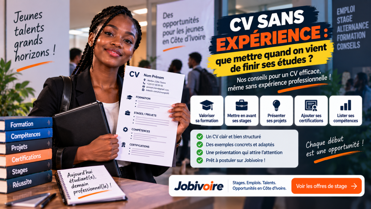 CV sans expérience : que mettre quand on vient de finir ses études ?