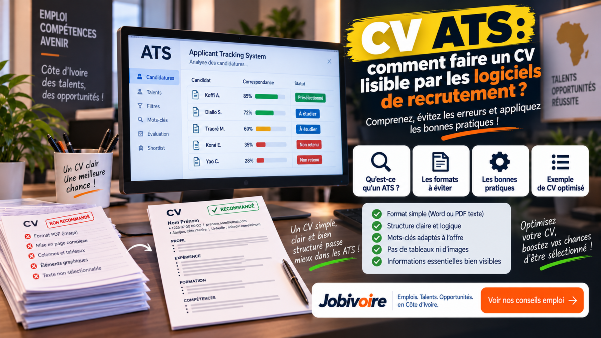 CV ATS : comment faire un CV lisible par les logiciels de recrutement ?