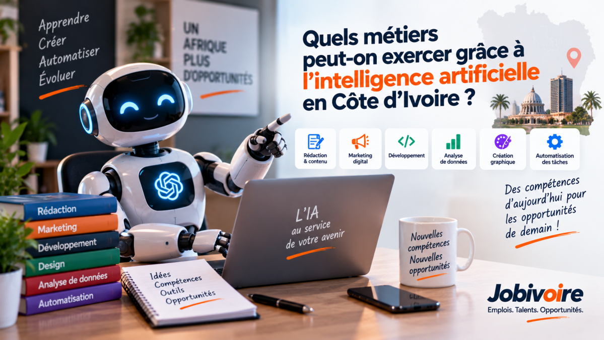 Quels métiers peut-on exercer grâce à l'intelligence artificielle en Côte d'Ivoire ?